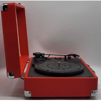 Digitech Retro Turntable Player GE-4077 Red Black