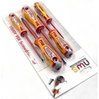 NWS 096-5-BU 5pc 1000V VDE Insulated Screwdriver Set