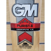 Gunn and Moore Purist II Original LE Short Handle English Willow Cricket Bat