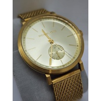 Michael Kors Irving Gold Mesh Stainless Steel Ladies Watch MK8741 5 ATM