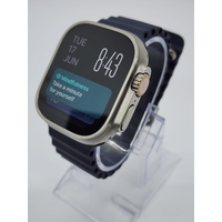 Apple Watch Ultra 2 GPS Cellular 49mm Natural Titanium Case Ocean Band MX4D3ZP/A