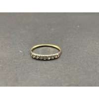 Ladies 18ct Yellow Gold Cubic Zirconia Ring