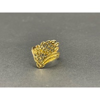 Ladies 18ct Yellow Gold Pattern Ring