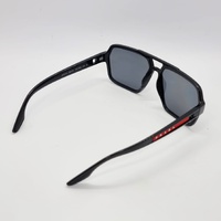 Prada Linea Rossa SPS01X Polarised Sunglasses Black Frame and Dark Grey Lenses