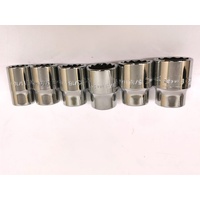 Sidchrome SCMT14105 40 Piece 1/2 Inch Drive Metric and AF Socket Set