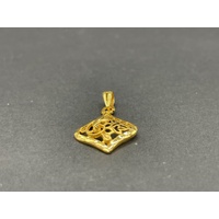 Ladies 21ct Yellow Gold Fancy Pendant