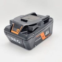 AEG 18V Power Tool Combo Kit with 8.0Ah Battery Pack Charger and Carry Bag