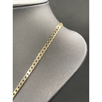 Unisex 9ct Yellow Gold Curb Link Necklace