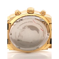 Michael Hill Mens Diamond Chronograph Solar Watch 1/2 Carat Gold Stainless Steel