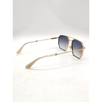 Police Horizon 13 SPLP34 Shiny Rose Gold Sunglasses with Blue Gradient Lenses