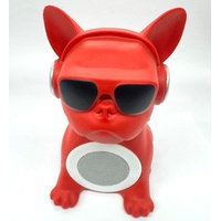 Bulldog Wireless Bluetooth Speaker Portable Red Dog Stereo