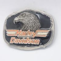 Harley Davidson Eagle H403 Belt Buckle 1991 Baron USA Vintage HD Collectible