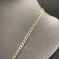 Unisex 9ct Yellow Gold Curb Link Necklace
