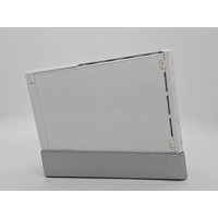 Nintendo WII Console with 1x WII Mote Wheel Attachment Power Brick and Lead