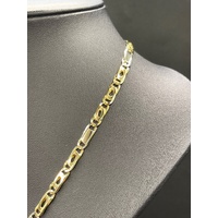Unisex 18ct Yellow Gold Birdseye Link Necklace