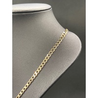 Unisex 9ct Yellow Gold Curb Link Necklace