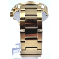 Guess W0668G8 Atlas Gold Stainless Steel Chronograph Black Dial Mens Watch