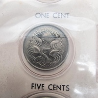 Australian Decimal Currency First Issue 1966 Coin Set Vintage Collectible