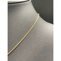 Ladies 18ct Yellow Gold Snake Link Necklace