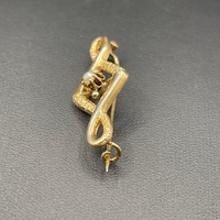 Ladies 9ct Yellow Gold Pearl Brooch