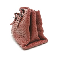 Bottega Veneta Intrecciato Medium Cognac Leather Tote Bag Handbag