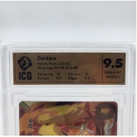 Deidara Naruto Kayou 2023 Ninja Age MR 9.5 Gem Mint ICG Graded Card
