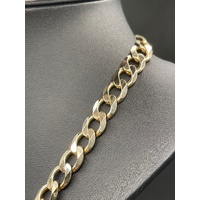 Mens 9ct Yellow Gold Curb Link Necklace