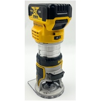 DeWalt DCW600 8mm XR Brushless Laminate Trimmer Router and 5.0Ah Battery