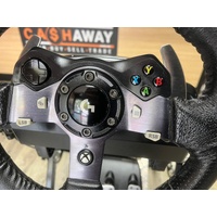 Logitech G920 Racing Wheel with Shifter Pedals and Stand for Xbox PC