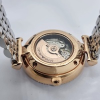 Emporio Armani Ladies Gianni T-Bar Automatic Watch AR60019 Two Tone