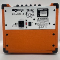 Orange Crush 12 Guitar Amplifier 12W RMS Combo Amp Orange Practice Amp