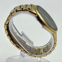Armani Exchange Gold Tone Stainless Steel Watch Cayde AX7119 and Bracelet