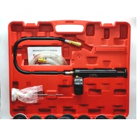 28PC Universal Radiator Pressure Tester Vacuum Kit Cooling Leak Tool