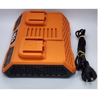 AEG A18DPC 18V Dual Charger with 5.0Ah and 8.0Ah Batteries Fast Charge