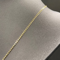 Unisex 9ct Yellow Gold Curb Link Necklace