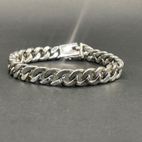 Mens 925 Sterling Silver Curb Link Bracelet