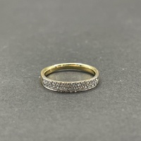 Ladies 18ct Yellow Gold Diamond Cluster Ring