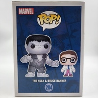 Marvel Collector Corps The Hulk and Bruce Banner Funko Pop Vinyl 284