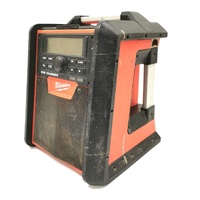 Milwaukee M18 Worksite Radio Charger Bluetooth FM AM Digital Clock 18V