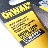 DeWalt DWHT14675 Ergo Center Cut Aviation Snips Straight Cut Snips