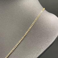 Unisex 9ct Yellow Gold Curb Link Necklace