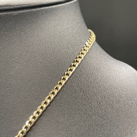 Unisex 9ct Yellow Gold Curb Link Necklace
