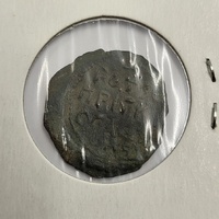 Crusader Antioch Coin Ae Follis Roger of Salerno St George Dragon Seltman 9