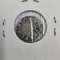 France Poitou Richard Coeur de Lion Silver Denarius 1189-1199 Medieval Coin