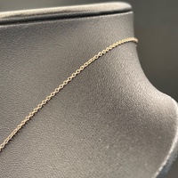 Ladies 18ct Rose Gold Cable Link Chain & Pink Sapphire Infinity Pendant