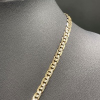 Unisex 9ct Yellow Gold Anchor Link Necklace
