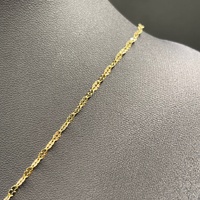 Ladies 18ct Yellow Gold Fancy Link Chain & Religious Pendant