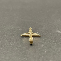 Unisex 9ct Yellow Gold Crucifix Cross Pendant