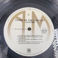 Supertramp Crime of the Century 1974 Australian Pressing Vinyl Record