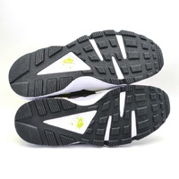 Nike Air Huarache Run ‘91 QS AH8049-101 White Black Neon Yellow 12